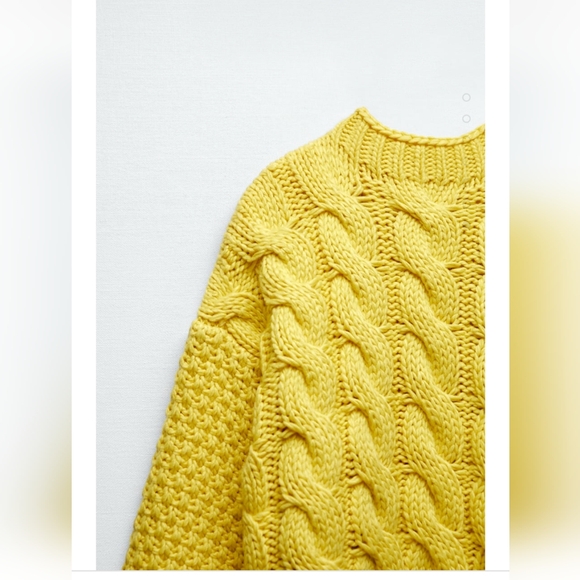 Zara Cable Knit Sweater - Picture 5 of 7